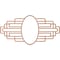 Ekena Millwork Elizabeth Wood Fretwork Prcd Ceiling Medallion, Cherry, 32"W x 16"H x 8 3/4"IW x 15 1/8"IH x 1/4"T CMWP32X16X0250EBCH - alternate 3
